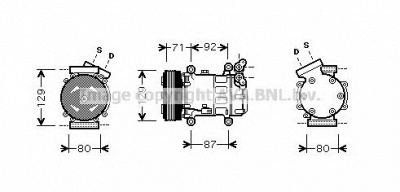 AVA QUALITY COOLING rtk401 -  Компрессор, кондиционер